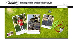Desktop Screenshot of hl-sports.com